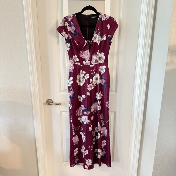 Yumi Kim Floral Cutout Jumpsuit by Yumi Kim Size Small Purple White - Picture 2 of 4